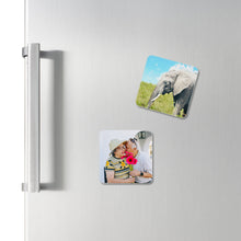 Load image into Gallery viewer, 2x2&quot; Mini Fridge Square Photo Magnets

